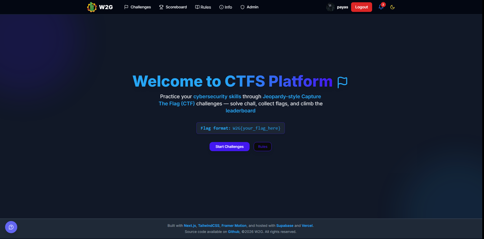 Platform CTF Walisongo